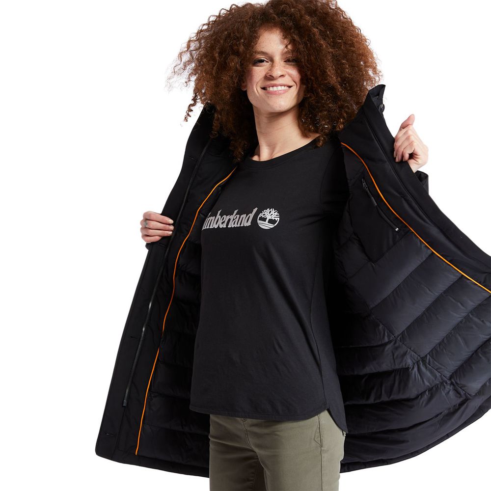 Parka Timberland Mujer Waterproof Parka Negras - Chile QLO-459138